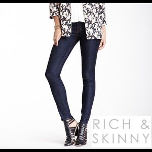 Rich & Skinny Marilyn Carly Blue Jeans Size 31